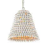 Подвесной светильник белый металлический в форме колокола White Natural Lines варинант исполнения - 2 | Loft Concept в Тюмени