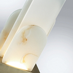 Настольная лампа с белыми вертикальными элементами Alabaster Totem   варинант исполнения - 7 | Loft Concept в Тюмени