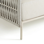 Диван садовый с плетеными ремешками и спинкой  Kleo варинант исполнения - 4 | Loft Concept в Тюмени