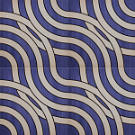 Дизайнерская плитка с узором Круги  варинант исполнения - 1 | Loft Concept в Тюмени