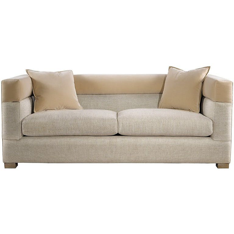 Диван Modena Sofa Linen and Velvet Sofa Бежевый Диван Modena Sofa Linen and Velvet Sofa Бежевый в Тюмени | Loft Concept
