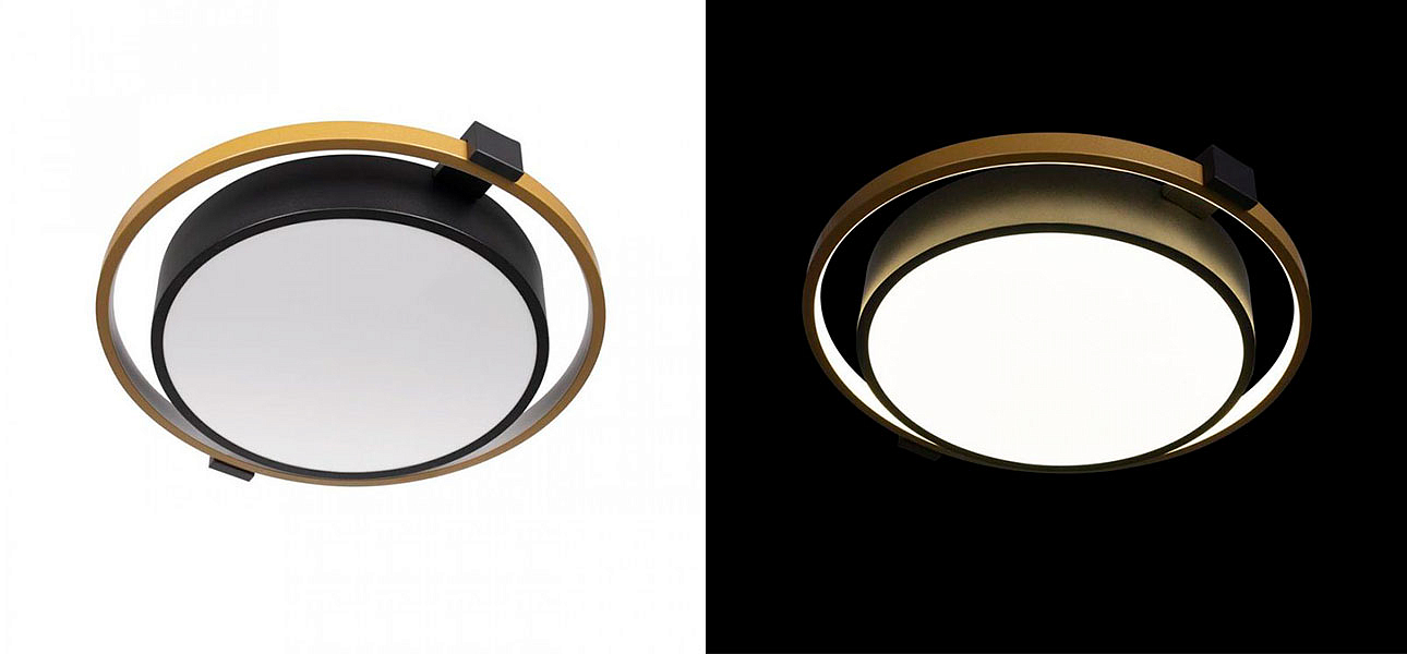 Потолочный светильник Gold Round Saturn Потолочный светильник Gold Round Saturn - Loft-Concept в Тюмени