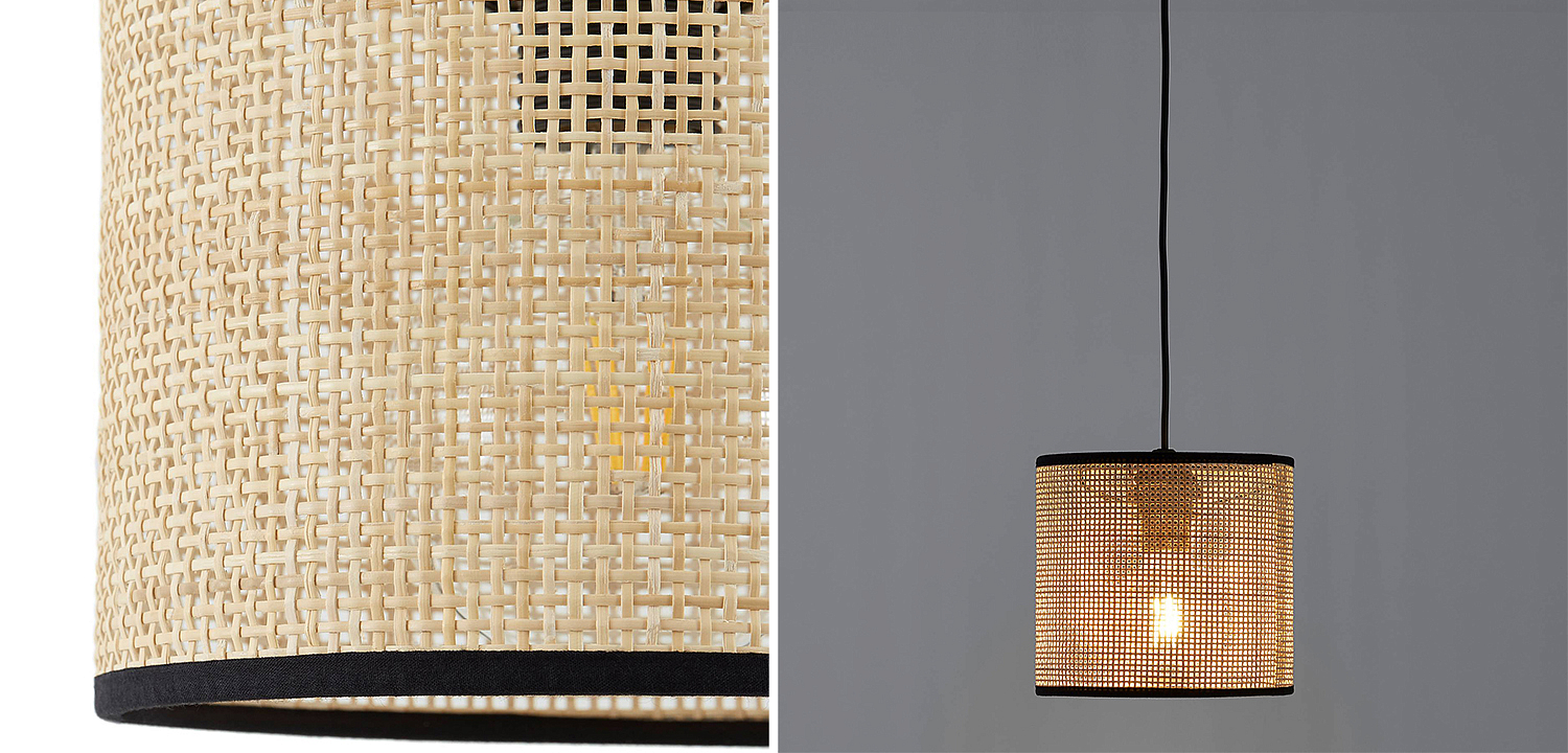 Подвесной светильник Ottar Wicker beige black Подвесной светильник Ottar Wicker beige black - Loft-Concept в Тюмени