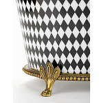 Фарфоровое кашпо Black and white square варинант исполнения - 4 | Loft Concept в Тюмени