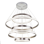 Люстра Light Ring Vertical Silver 5 колец серебро варинант исполнения - 1 | Loft Concept в Тюмени