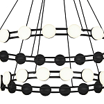 Люстра двухъярусная с круглыми светодиодными источниками света Maxine Light варинант исполнения - 5 | Loft Concept в Тюмени