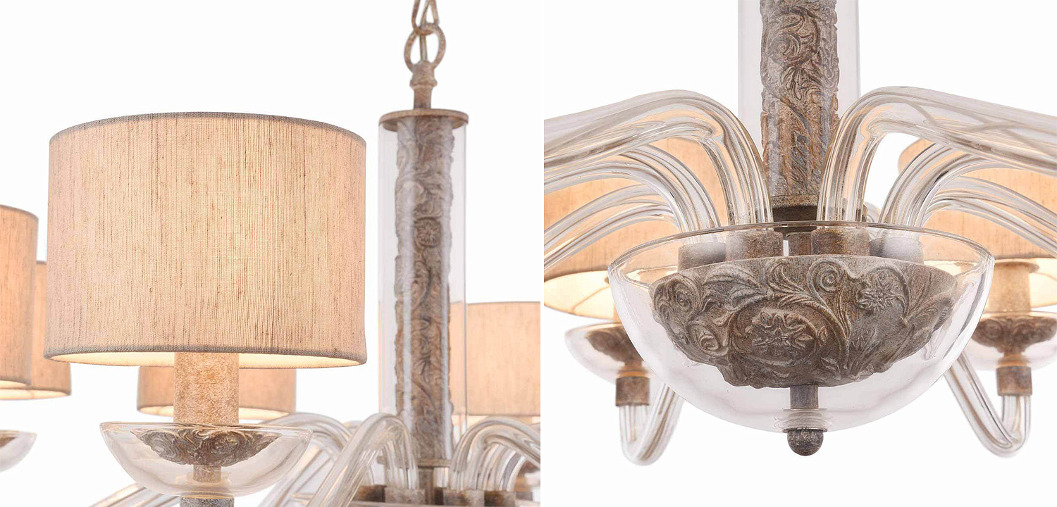 Люстра Sabella Light Chandelier 8 lamp Люстра Sabella Light Chandelier 8 lamp - Loft-Concept в Тюмени