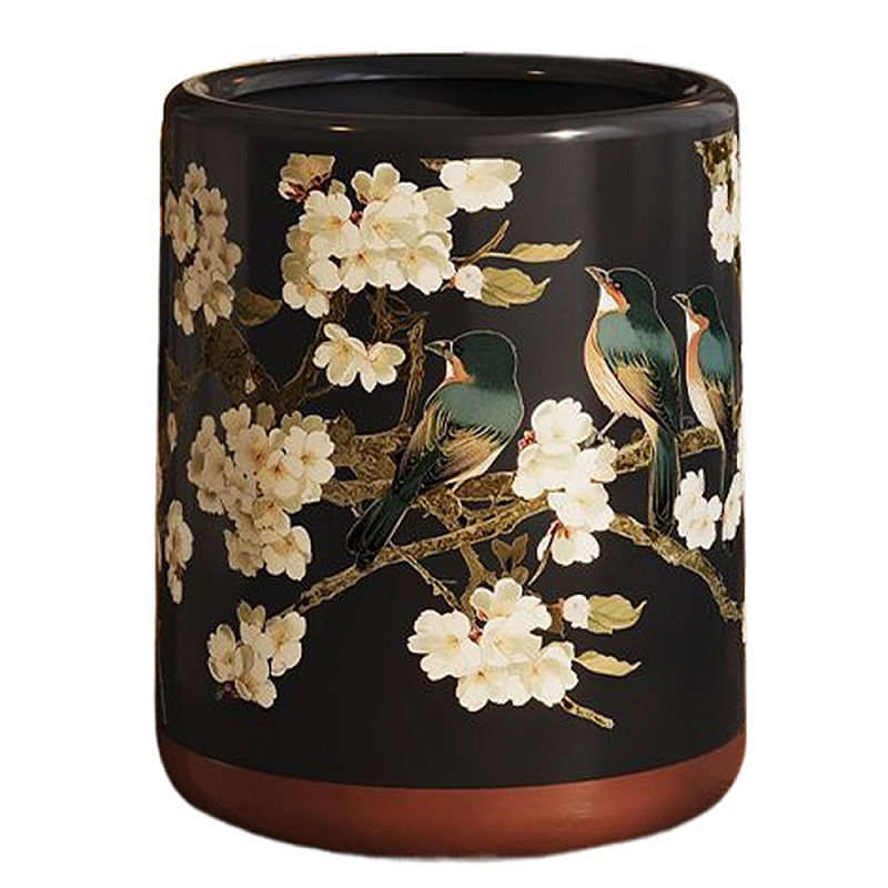 Мусорное ведро в китайском стиле Flower Trash Can Мульти Мусорное ведро в китайском стиле Flower Trash Can Мульти в Тюмени | Loft Concept