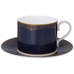 Чайный набор из фарфора синий на 6 персон 12 предметов 300 мл Porcelain Horse Set  варинант исполнения - 1 | Loft Concept в Тюмени