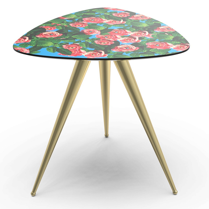 Журнальный стол Seletti Side Table Roses Мульти Латунь в Тюмени | Loft Concept 