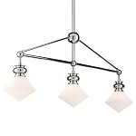 Люстра линейная с ромбовидными плафонами Pointed Diamond Shade варинант исполнения - 2 | Loft Concept в Тюмени