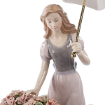 Статуэтка фарфоровая Девушка с цветами Charming Statuette варинант исполнения - 1 | Loft Concept в Тюмени