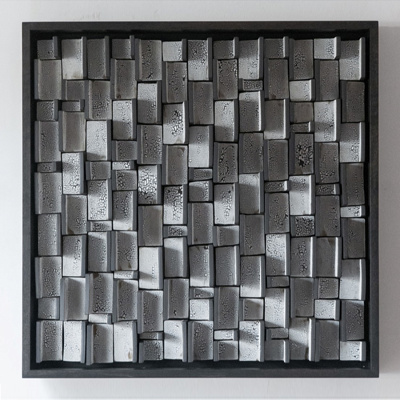 Абстрактное Объемное Панно Industrial panel Travers Coals Серый в Тюмени | Loft Concept 