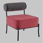 Кресло Ponpoun тёмно-серый бордо варинант исполнения - 1 | Loft Concept в Тюмени