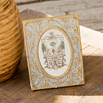 Декоративный постер в раме с рельефным растительным узором арабески New Collection of Arabesques Poster варинант исполнения - 5 | Loft Concept в Тюмени