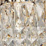 Потолочный светильник круглый с прозрачными подвесками Lunet варинант исполнения - 5 | Loft Concept в Тюмени