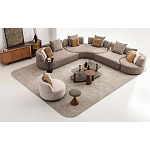 Угловой модульный диван Calypso с поворотным механизмом  варинант исполнения - 12 | Loft Concept в Тюмени