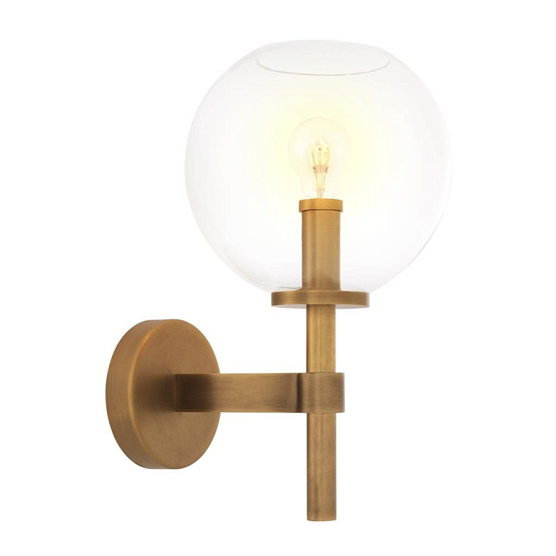 Бра Wall Lamp Jade Латунь Прозрачный (Transparent) Бра Wall Lamp Jade Латунь Прозрачный (Transparent) в Тюмени | Loft Concept