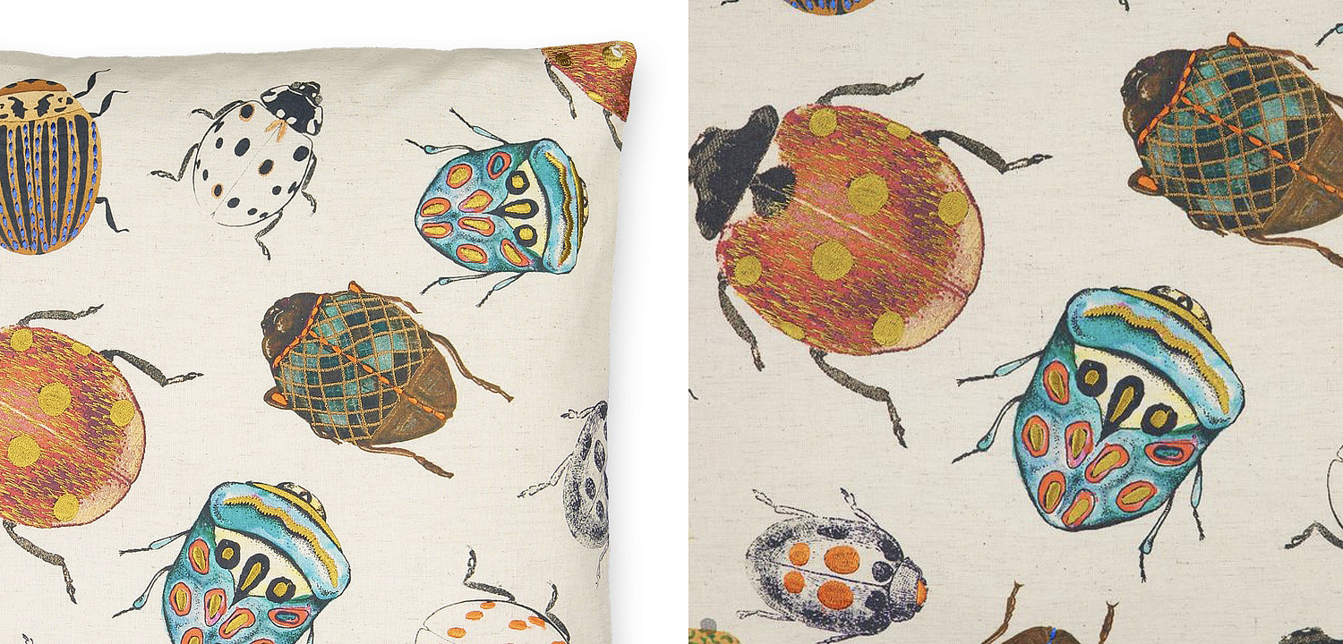 Подушка Beetles Подушка Beetles - Loft-Concept в Тюмени