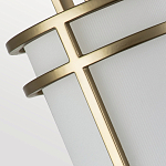 Бра с геометрическим каркасом и матовым белым цилиндрическим плафоном Feiss варинант исполнения - 2 | Loft Concept в Тюмени