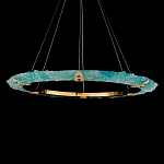 Люстра в форме кольца с цветочным декором Warm Heavenly Light варинант исполнения - 5 | Loft Concept в Тюмени