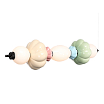 Подвесной светильник линейный с керамическими элементами 24W LED Fragrant Light варинант исполнения - 4 | Loft Concept в Тюмени