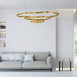 Люстра подвесная с 3-мя ассиметричными светодиодными лампами Golden Current варинант исполнения - 2 | Loft Concept в Тюмени