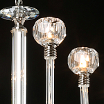 Люстра с 8-ю лампами и гранеными стеклянными плафонами Prism Gala варинант исполнения - 6 | Loft Concept в Тюмени