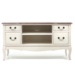 ТВ-тумба из массива берёзы с ящиками и открытыми полками Interiors Romance варинант исполнения - 1 | Loft Concept в Тюмени