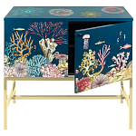 Буфет ручная роспись в морском стиле Cabinet Fondo Marino  варинант исполнения - 3 | Loft Concept в Тюмени