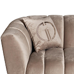 Диван трехместный велюровый серый Island of Comfort варинант исполнения - 2 | Loft Concept в Тюмени