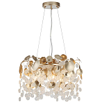 Люстра с декоративными подвесками из прозрачного стекла в форме монеток FAIRYTREE Light варинант исполнения - 3 | Loft Concept в Тюмени