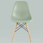 Пластиковый стул на ножках из массива бука Eames Mint варинант исполнения - 3 | Loft Concept в Тюмени