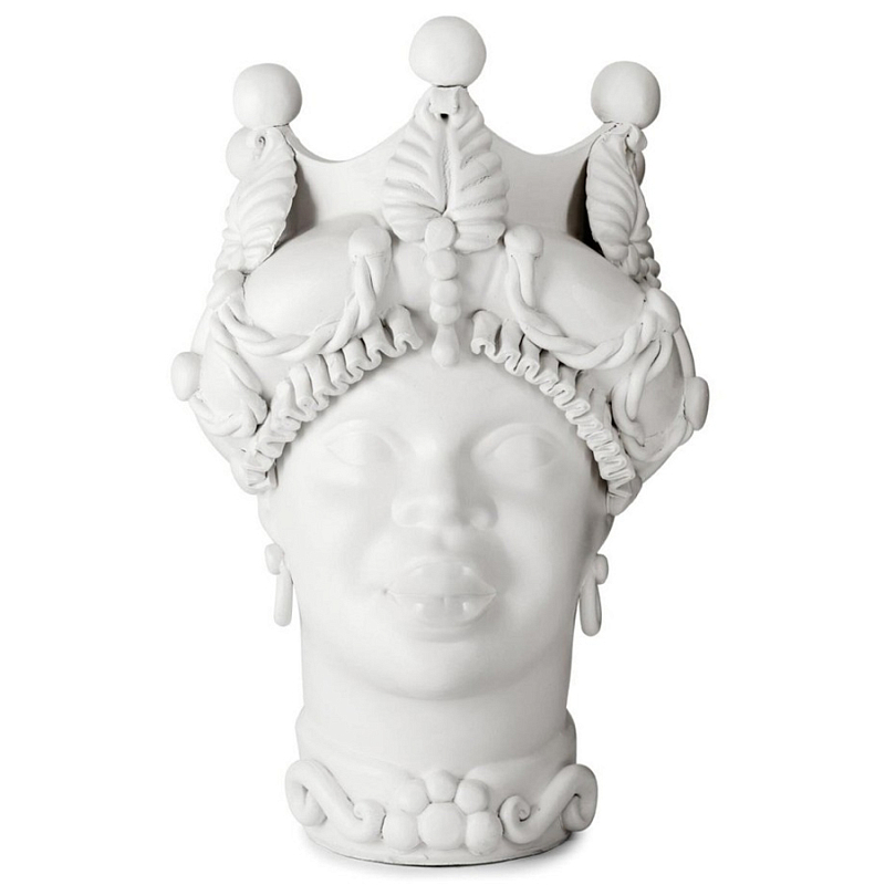 Ваза Vase Moro Lady Baroque White Matt Белый Ваза Vase Moro Lady Baroque White Matt Белый в Тюмени | Loft Concept