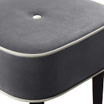 Квадратный мягкий пуф на черных ножках Winton Pouf Square варинант исполнения - 22 | Loft Concept в Тюмени