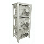 Стеллаж для детской с животными с плетенными корзинами Cute Elephant варинант исполнения - 2 | Loft Concept в Тюмени