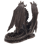 Декоративная статуэтка Дракон Dragon Dark Bronze Statuette варинант исполнения - 4 | Loft Concept в Тюмени