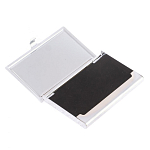 Визитница карманная металлическая с накладкой из натурального камня Апатит Stone Business Card Holders варинант исполнения - 3 | Loft Concept в Тюмени