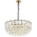 Круглая многоярусная люстра с хрустальным декором Cascade Waterfall Crystal Chandelier 12 варинант исполнения - 2 | Loft Concept в Тюмени