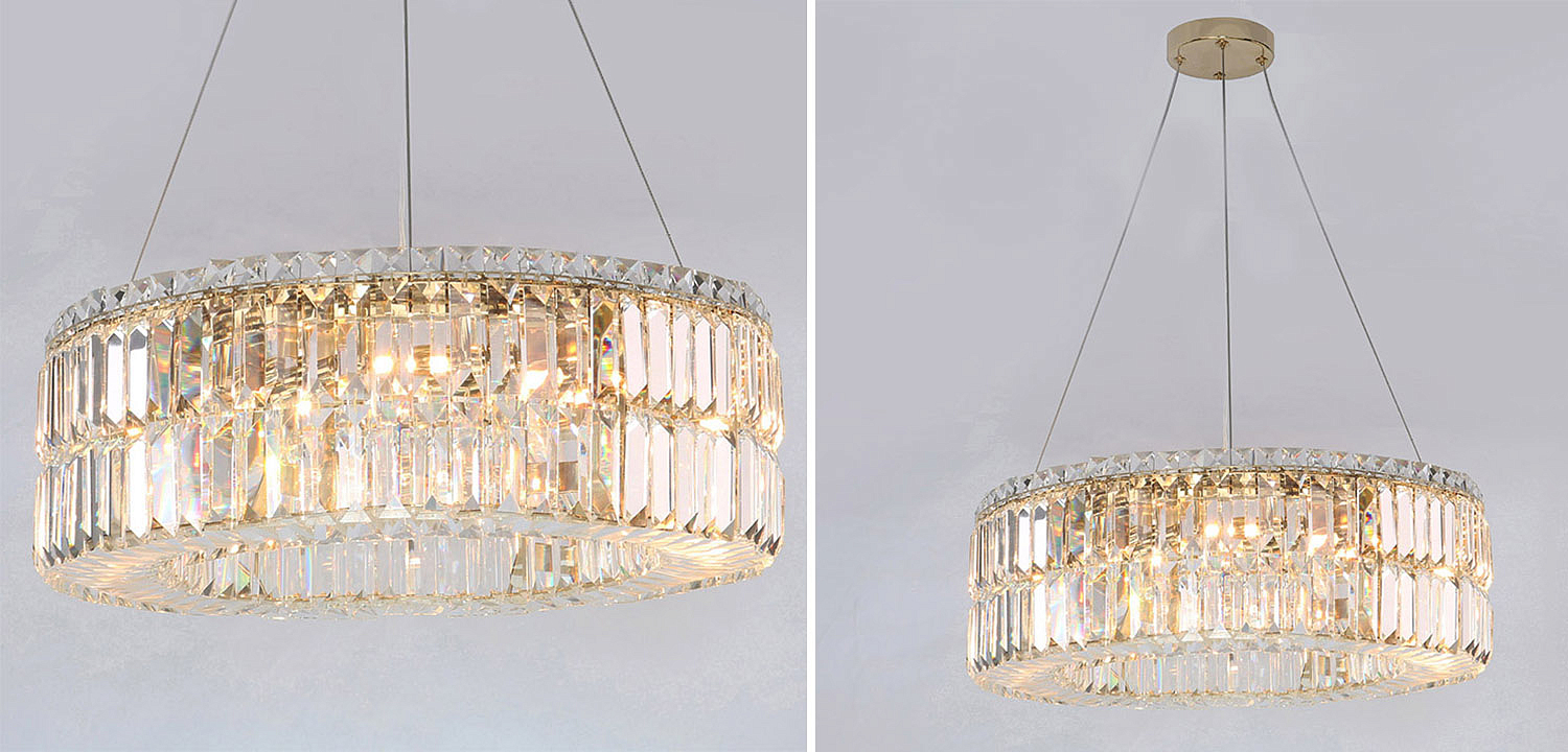 Люстра Darleen Crystal Gold Chandelier 12 Люстра Darleen Crystal Gold Chandelier 12 - Loft-Concept в Тюмени