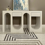 Белая консоль с ящиками Endor White варинант исполнения - 1 | Loft Concept в Тюмени