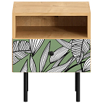 Прикроватная тумба с изображением на ящике Elise Nightstand варинант исполнения - 10 | Loft Concept в Тюмени