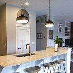 Подвесной светильник с круглым белым плафоном в индустриальном стиле Feiss варинант исполнения - 6 | Loft Concept в Тюмени