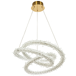 Фигурная люстра украшенная кристаллами из хрусталя Gilbertine Crystals Twisted Chandelier варинант исполнения - 2 | Loft Concept в Тюмени