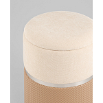 Пуф Mauldine с ящиком бежевый с экокожей варинант исполнения - 3 | Loft Concept в Тюмени