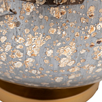 Настольная лампа c бежевым абажуром на круглом стеклянном основании Soft Pastel Light варинант исполнения - 1 | Loft Concept в Тюмени