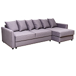 Диван трехместный раскладной Giorgio Sofa серый варинант исполнения - 1 | Loft Concept в Тюмени
