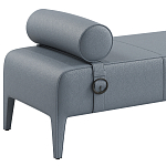 Кушетка Cuba из натуральной кожи с валиком  варинант исполнения - 3 | Loft Concept в Тюмени