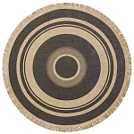 Ковер из комбинированного состава с узором Circles of goodness варинант исполнения - 1 | Loft Concept в Тюмени