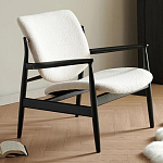 Кресло с каркасом и ножками из древесины и мягкими сиденьем и спинкой Venice варинант исполнения - 2 | Loft Concept в Тюмени